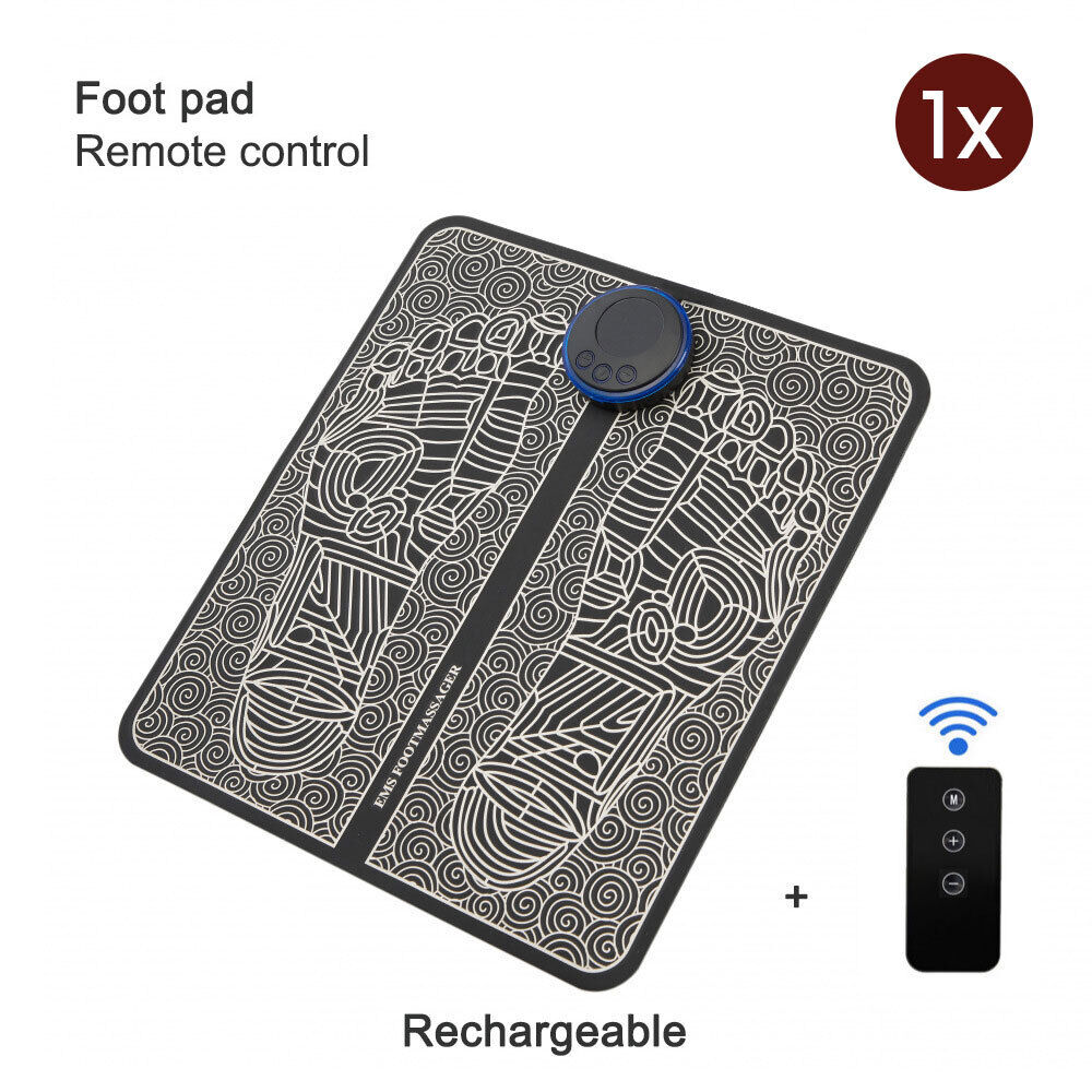 EMS Electric Foot Massager Mat Relax Muscle Stimulator Shaping Massage Pad USB