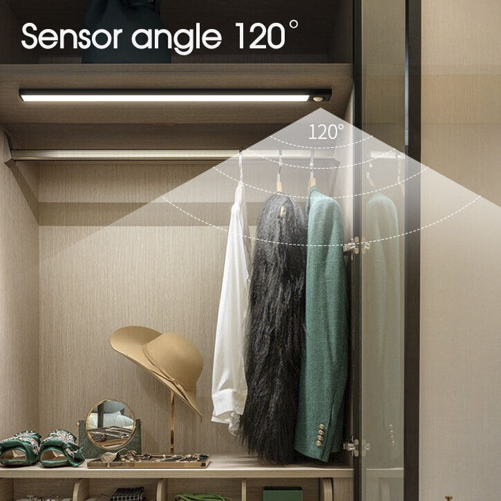 One-Key 3 Colour LED Motion Sensor Closet Light Cordless PIR Rechargeable
