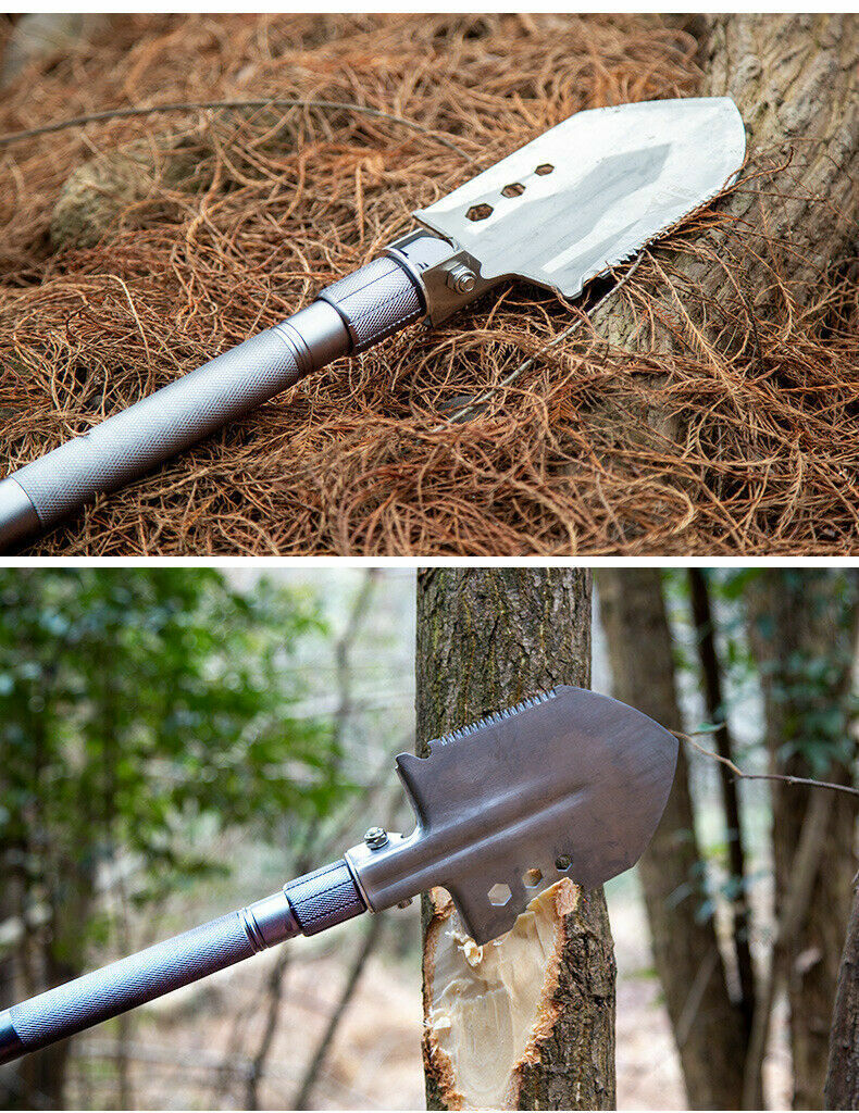 Camping Shovel Folding Outdoor Survival Tools Multifunction Hiking Military