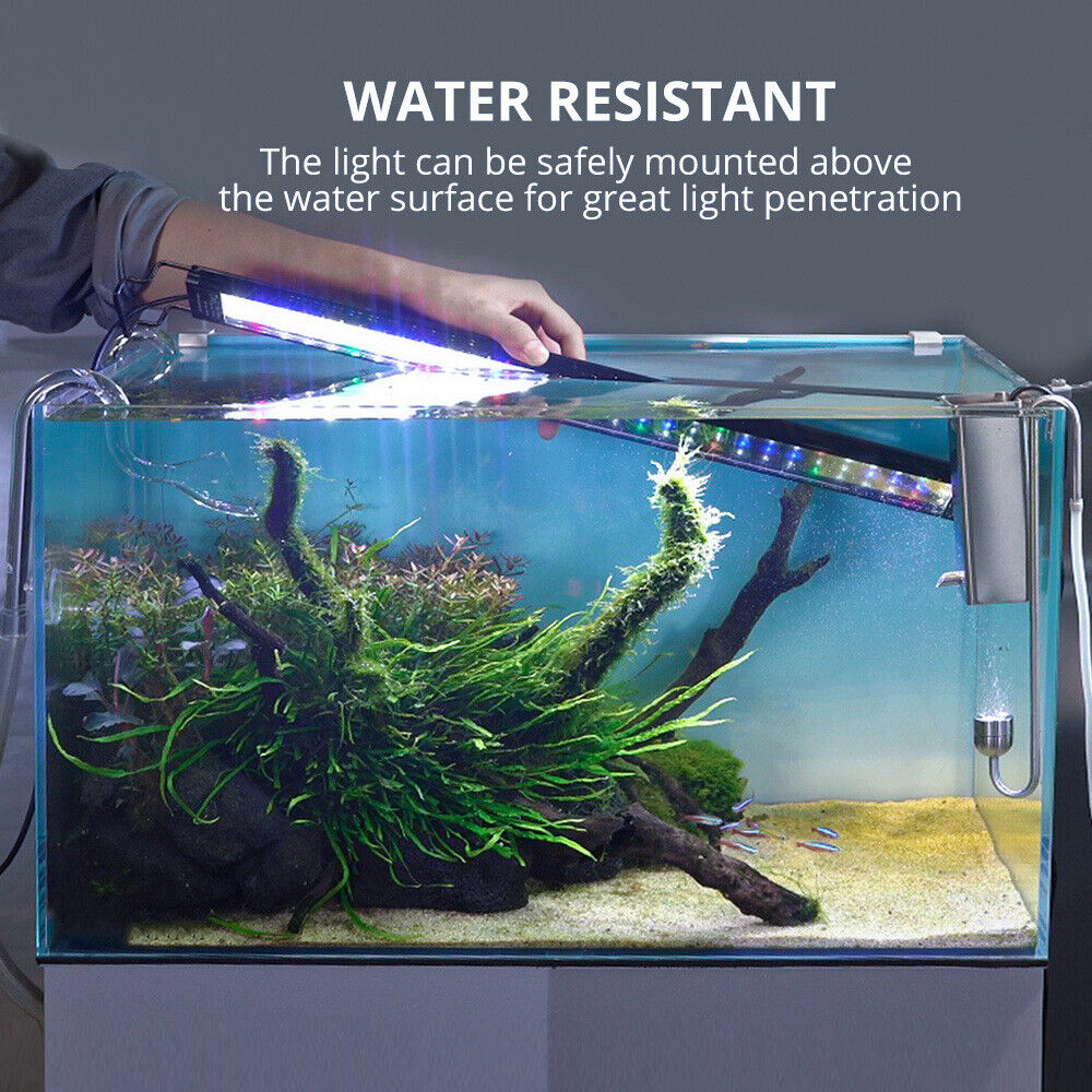 40/60/90 AU AQUARIUM LIGHT LIGHTING FULL SPECTRUM AQUA PLANT FISH TANK LED LAMP