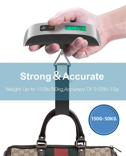 Luggage Scale Suitcase Quality Travel Portable Electronic Weight LCD Digital