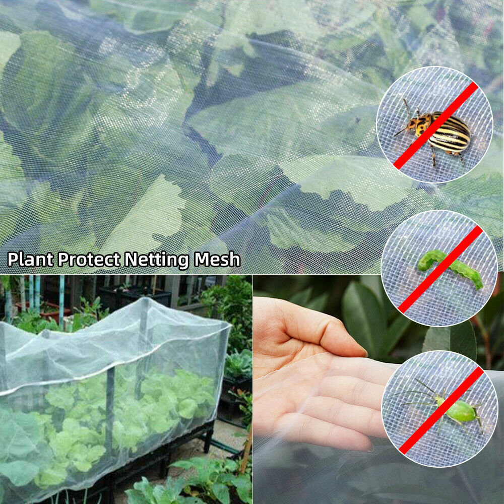 10M Garden Netting Crops Plant Protect Mesh Bird Net Insect Less Than 5mm x 5mm