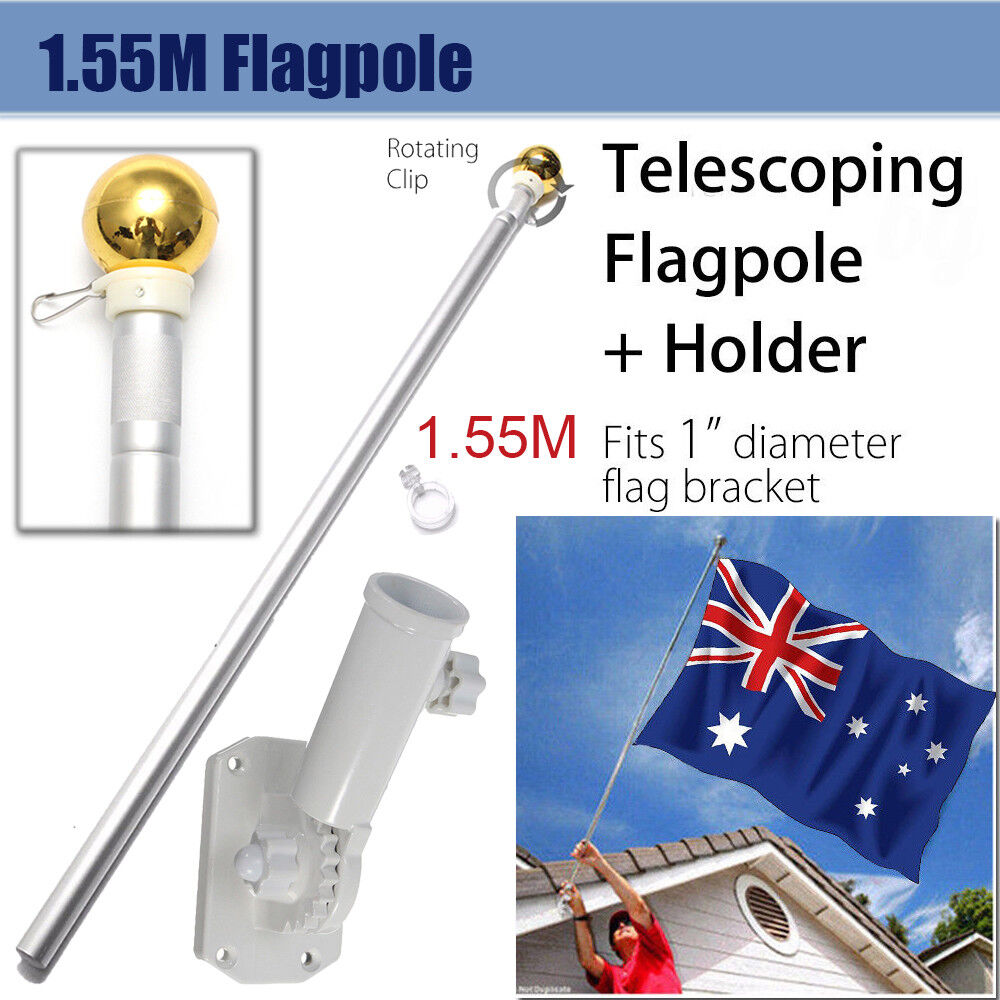 Australian Aussie Flag Pole Flagpole Full Set 7.1M meter Aluminium