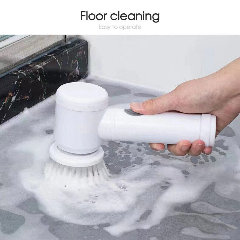 5 In 1 Handheld Bathtub Brush Kitchen Sink Cleaning Tool Tub Electric Brush