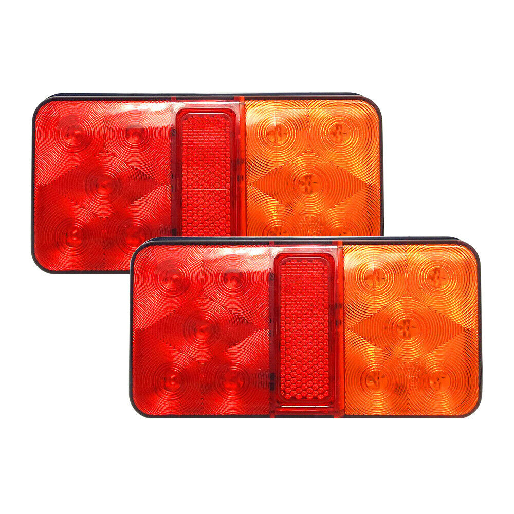 2x LED TRAILER LIGHTS TAIL LAMP STOP INDICATOR 12V VOLT 4WD 4X4 CAMPER UTE