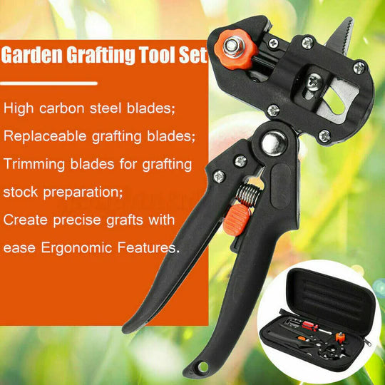 Garden Grafting Tool Set Kit Fruit Tree Pro Pruning Shears Scissor Cutting Tools
