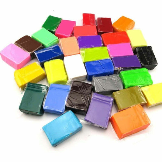 32PCS Craft Malleable Polymer Clay Modelling Block Children's Day Gift