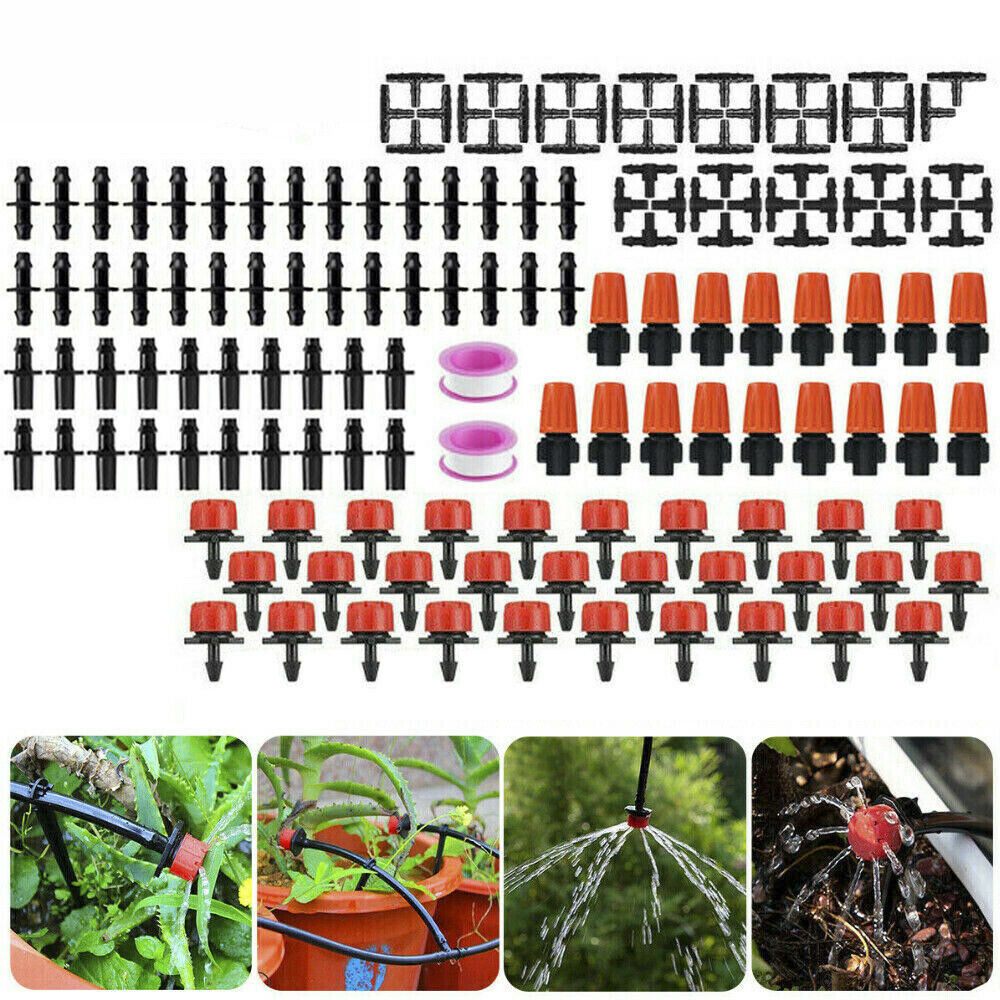 Garden Irrigation System Plant Watering DIY Micro Drip 152Pcs/201Pcs/202Pcs Kits