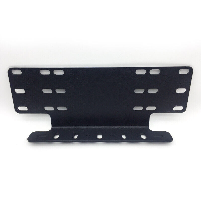 NUMBER PLATE HOLDER MOUNT BRACKET CAR LED DRIVING LIGHT BAR BLACK NEW BRAND