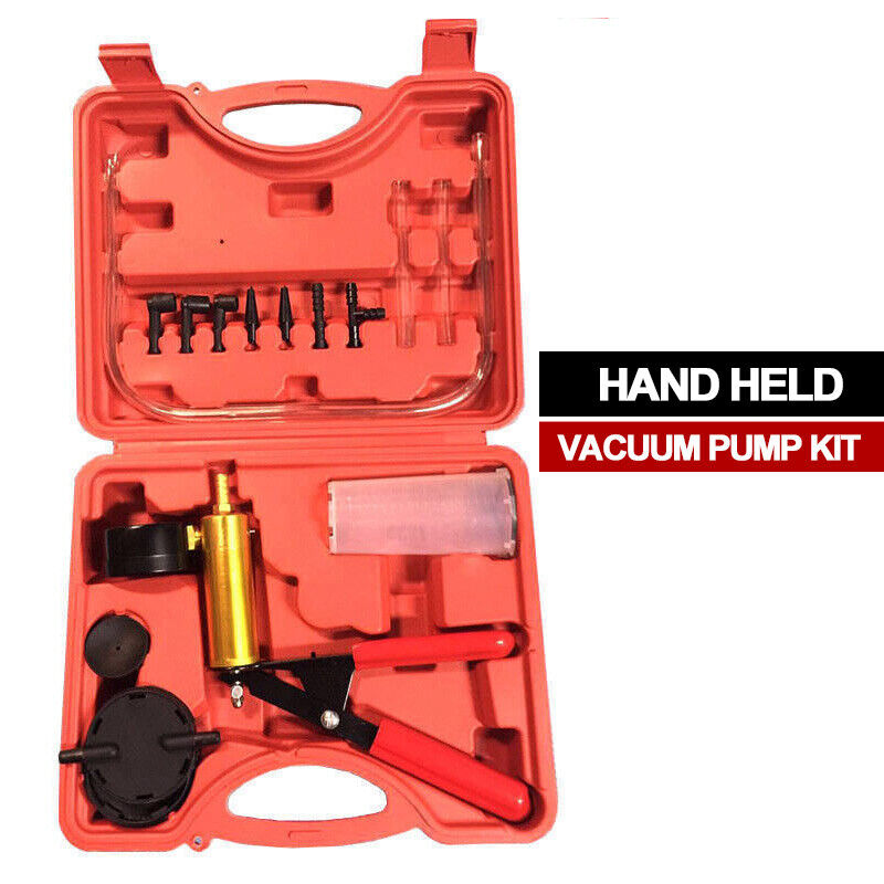 Hand-Held Brake Bleeder Tester Set Bleed Kit Car Motorbike Bleeding Vacuum Pump