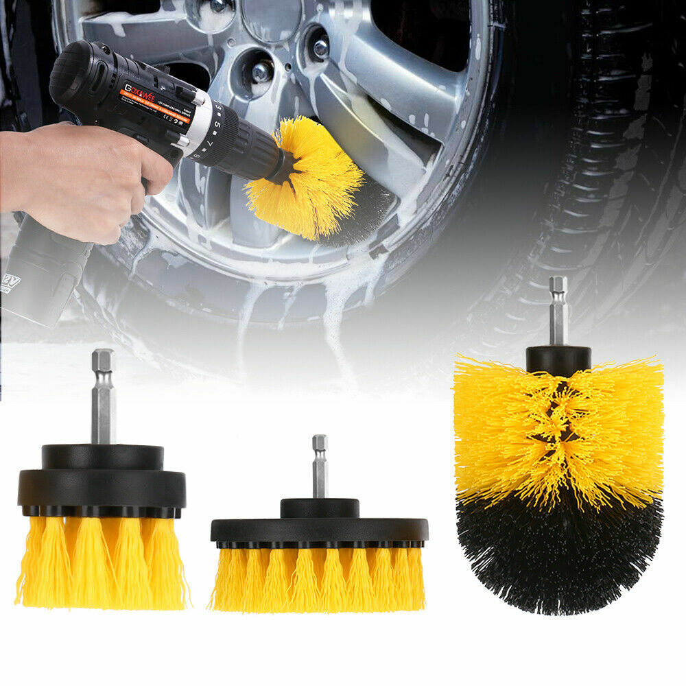 14PC Drill Brush Tub Clean Electric Grout Power Scrubber Cleaning Combo Tool Kit