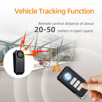 113dB Bike Motorcycle Alarm Anti-Theft Vibration Bicycle Security with Remote