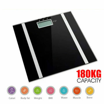 Electronic Digital Scale Body Fat LCD Bathroom Gym Weight Measure