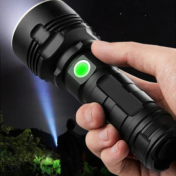 CREE L2 LED Tactical Rechargeable Flashlight USB Camping Hunting Torch