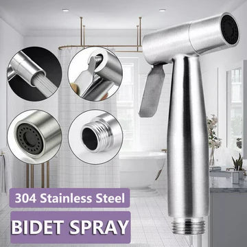 Stainless Steel Handheld Douche Bidet Toilet Spray Shower (Head Only)