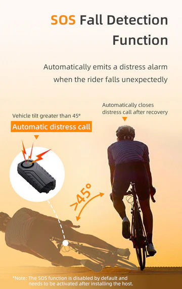 113dB Bike Motorcycle Alarm Anti-Theft Vibration Bicycle Security with Remote