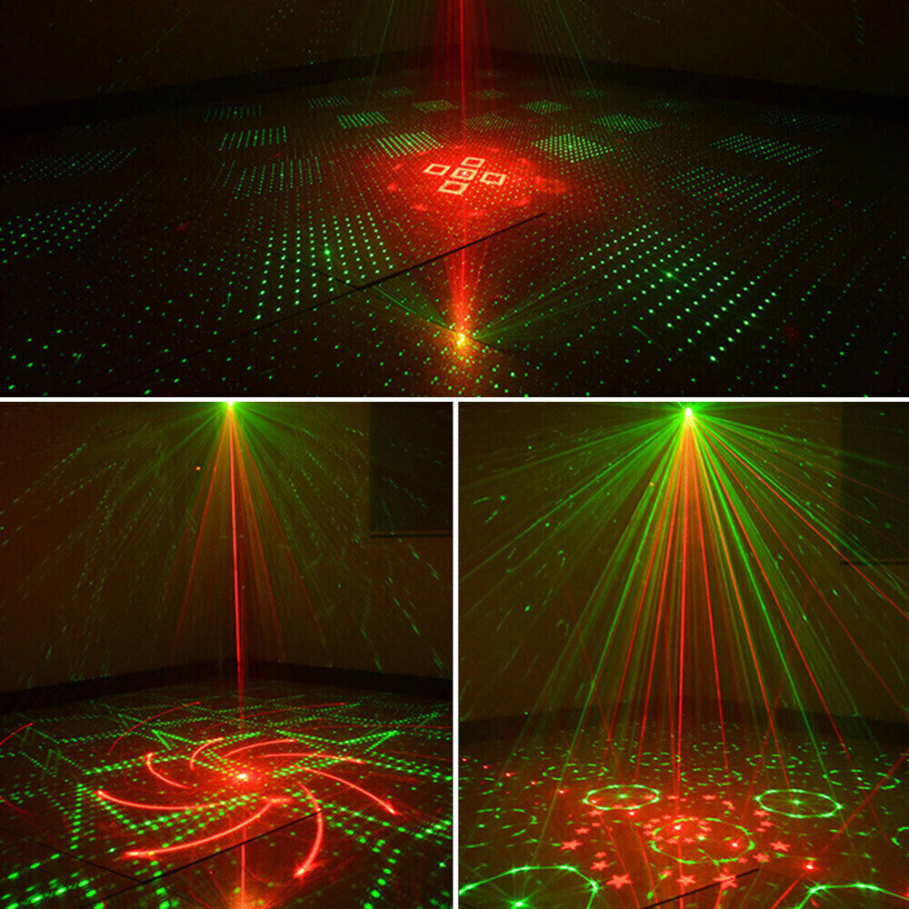 240 Patterns Disco Lights RGB Laser Projector Stage Lighting Party KTV Club Lamp