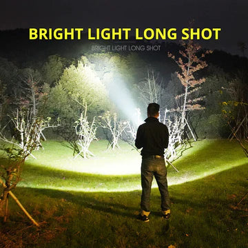 CREE L2 LED Tactical Rechargeable Flashlight USB Camping Hunting Torch