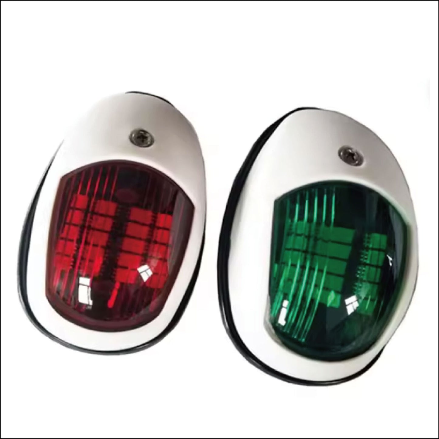 2x LED Waterproof Navigation Lights Port Starboard Marine Yacht Boat