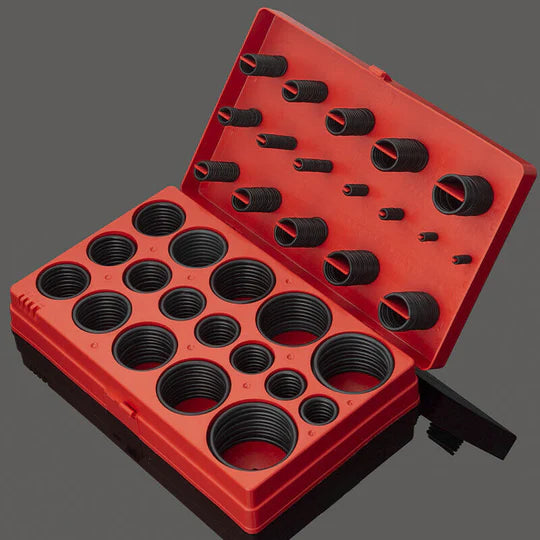 826PCS INDUSTRIAL RUBBER O RING ASSORTMENT KIT SET 419 METRIC & 407 IMPERIAL