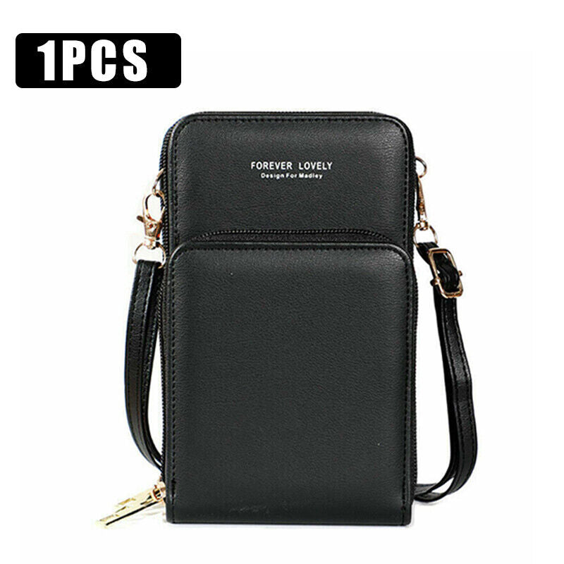 Women Crossbody phone Purse Touch Screen Bag RFID Blocking Wallet Shoulder Strap