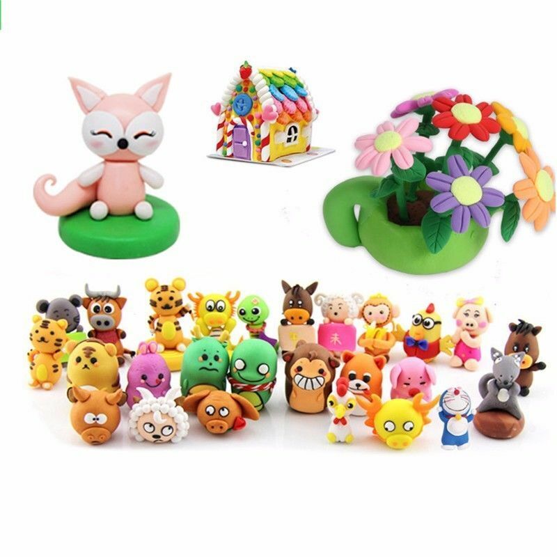 32PCS Craft Malleable Polymer Clay Modelling Block Children's Day Gift