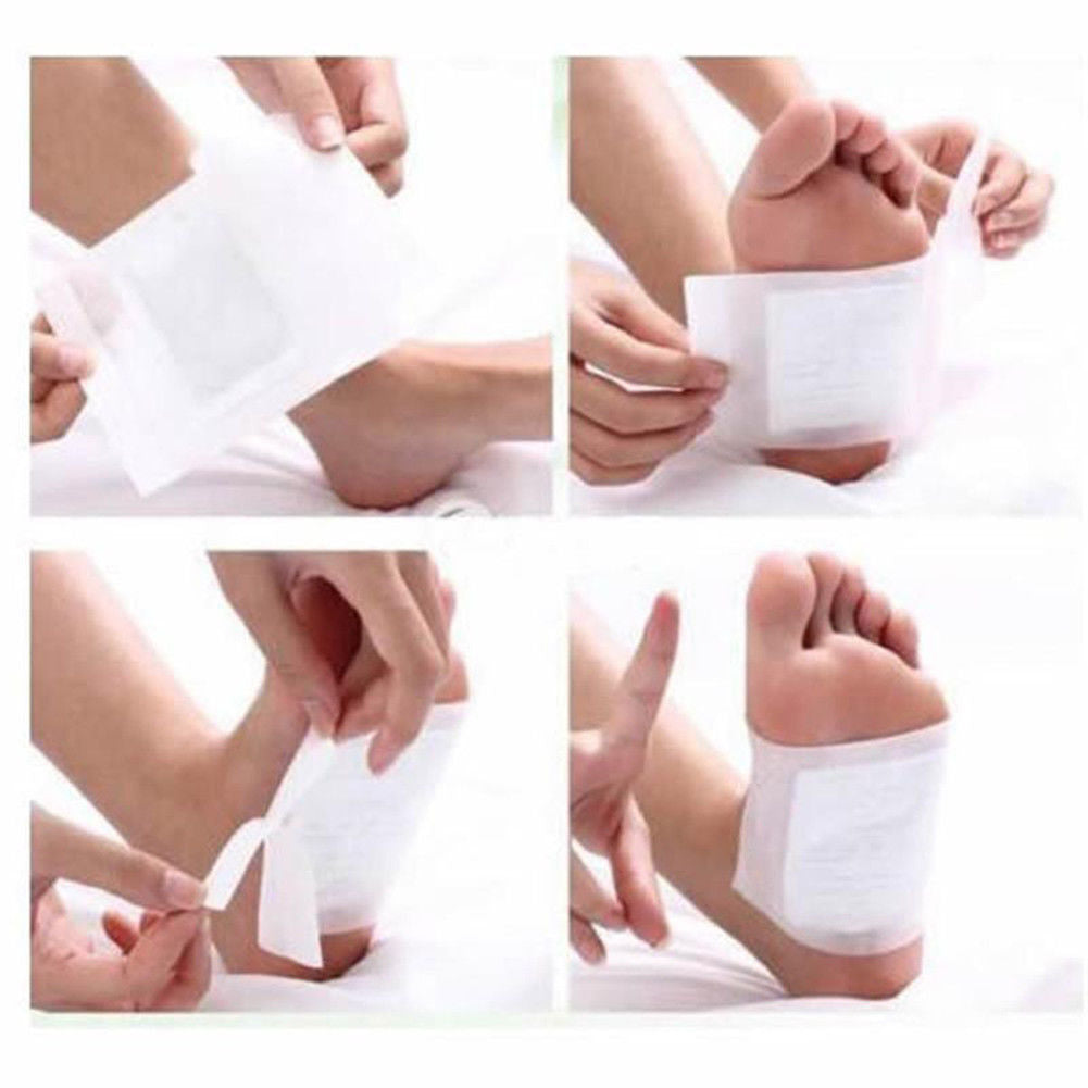 10pcs Detox Foot Patch Pads Natural plant Toxin Removal Sticky Adhesives