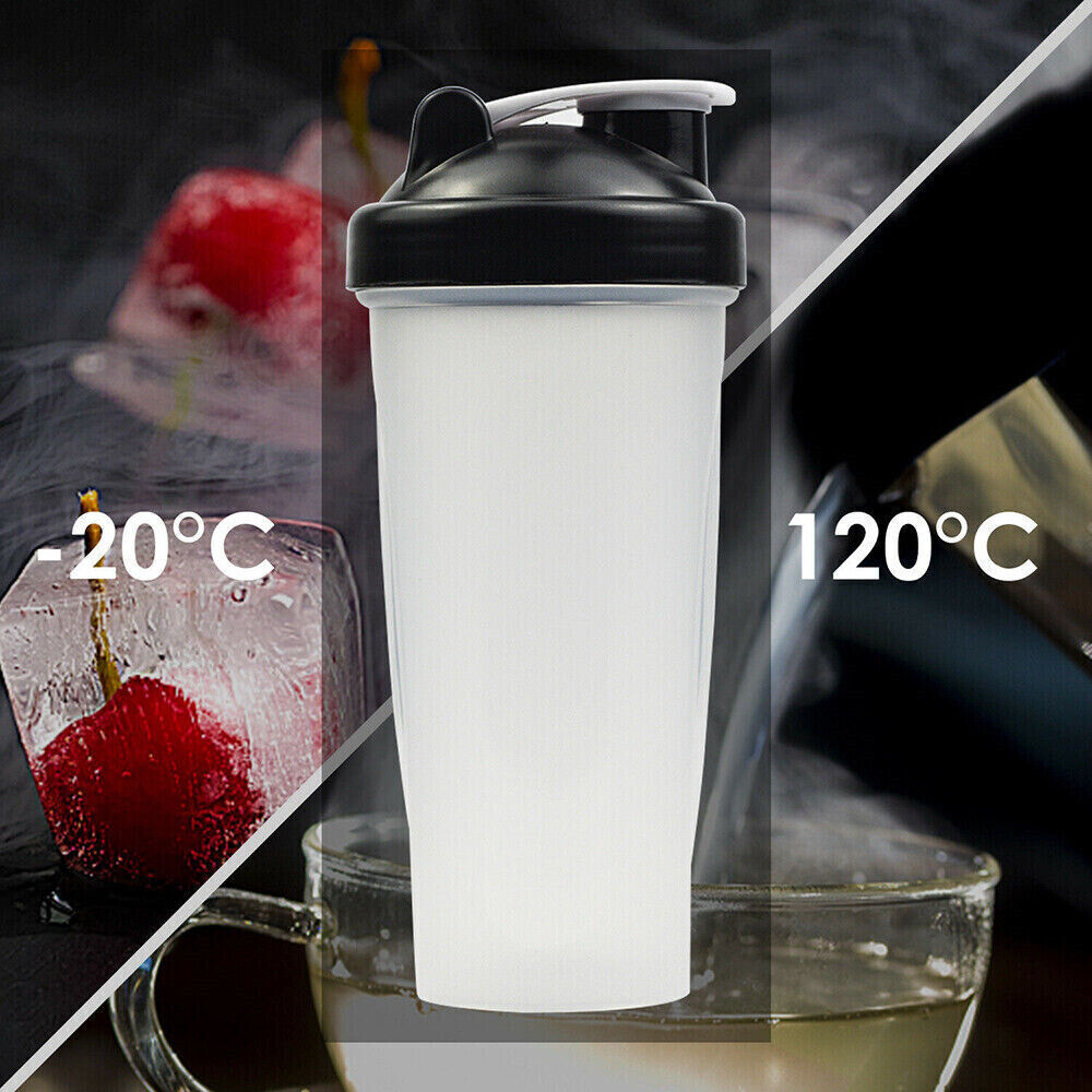 GYM Protein Supplement Drink Ball Blender Mixer Shaker Shake Bottle 700ml Cup