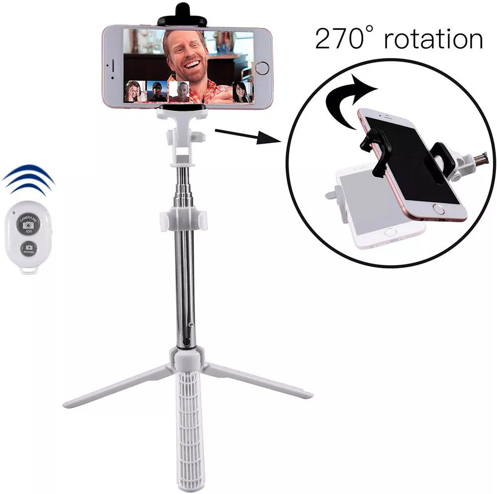 Unipod Selfie Stick Handheld Tripod Bluetooth Shutter Fit