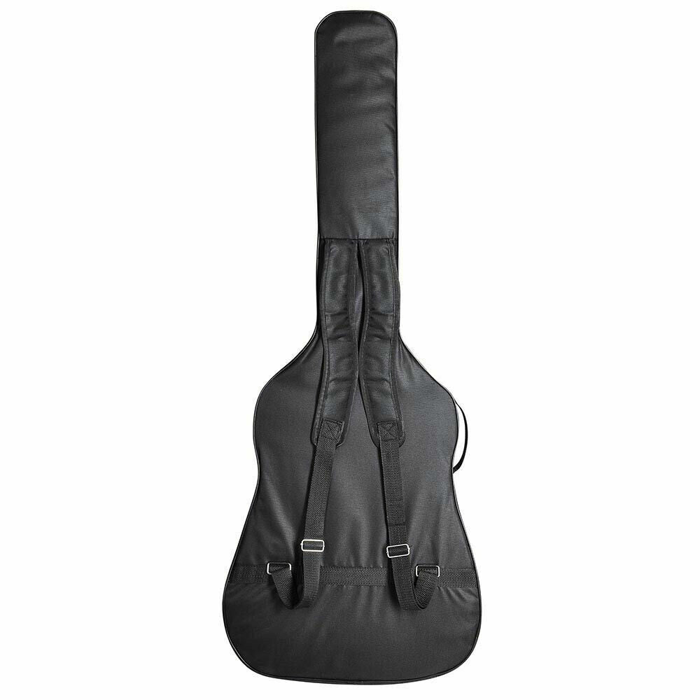 41"Guitar Bag Padded Gig Bag Double Straps Backpack Soft Black Case Acoustic