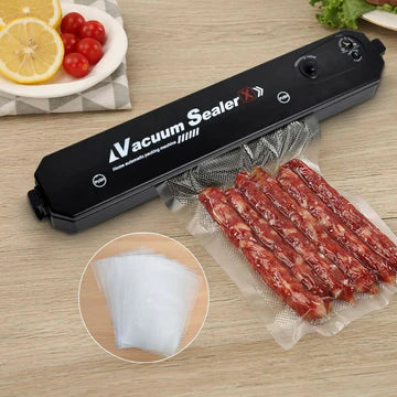 Automatic Vacuum Sealer Machine with 10pcs Vaccum Bags Food Packing Kitchen Tool