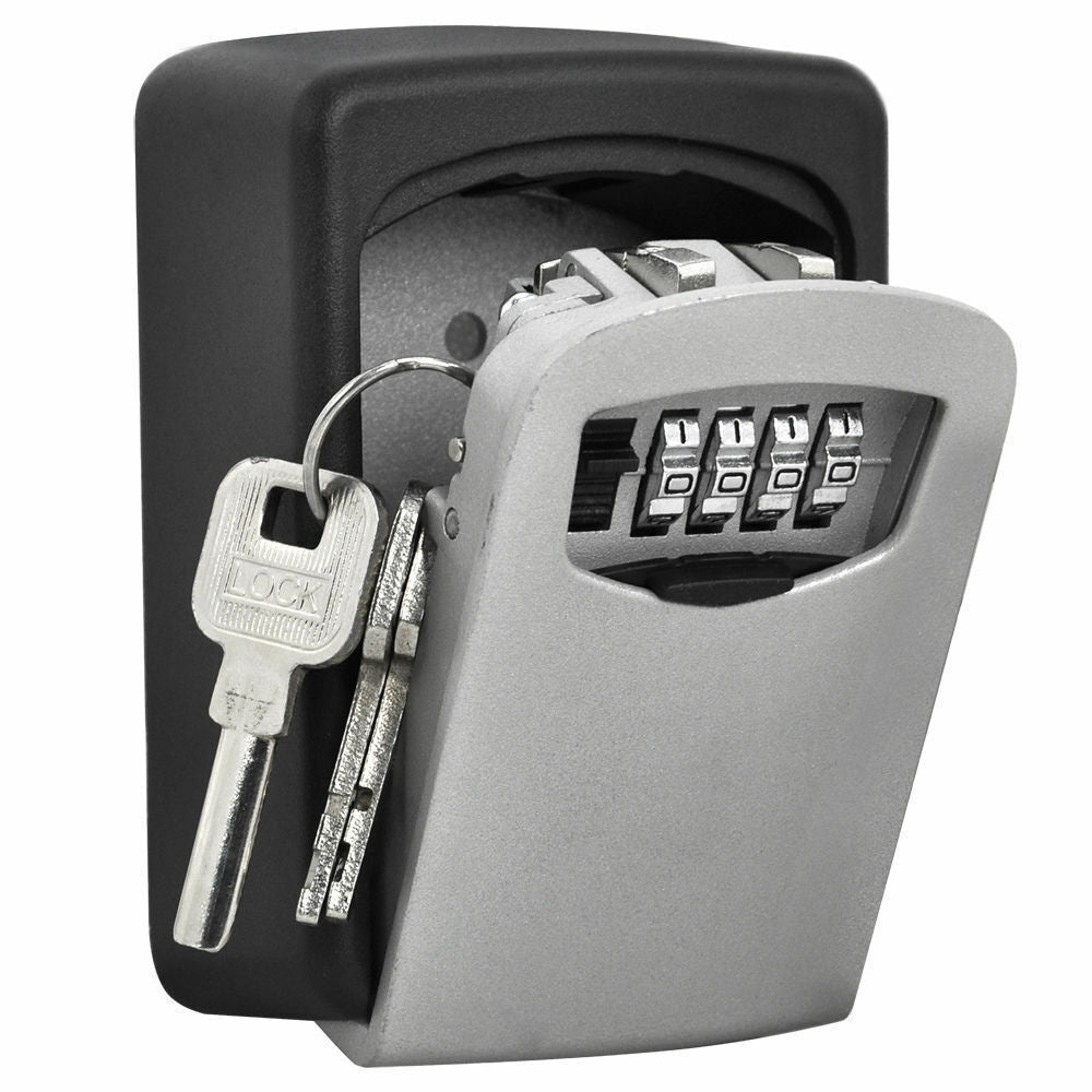 4 Digit Wall Mounted High Security Steel Storage Key Box With Combination Lock