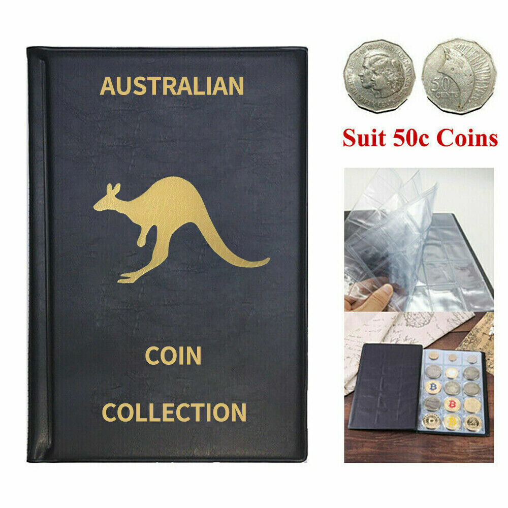 240 Holders Coin Collection Album Book Folder Storage Collecting Penny Pocket