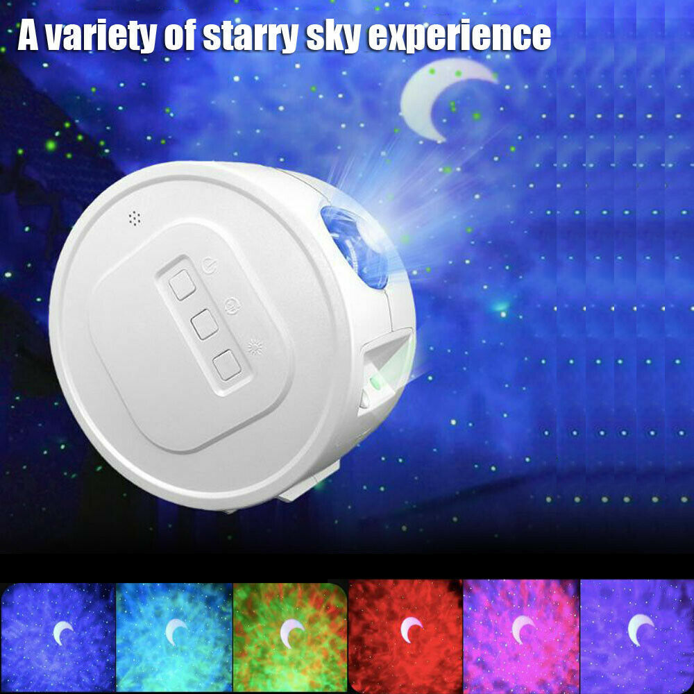 LED Star Night Light Projector Galaxy Starry Ocean Star Sky Party Lamp Kids Gift