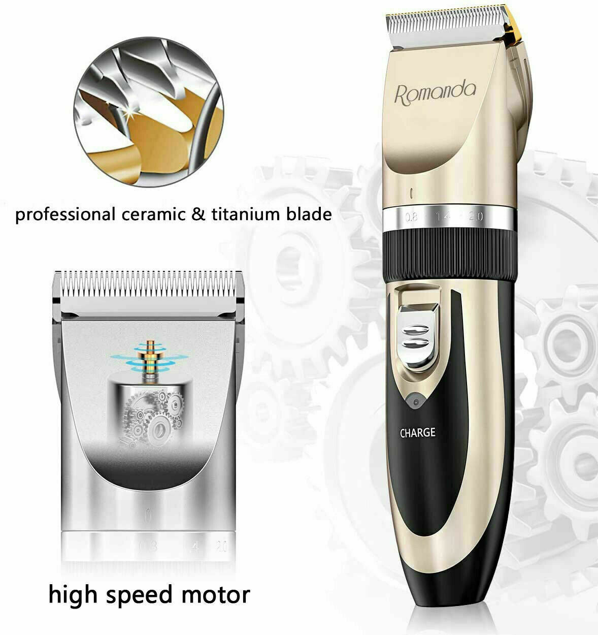 Hover to zoom Have one to sell? Sell it yourself Professional Hair Clippers Men cordless hair trimmers washable Beard Trimmer