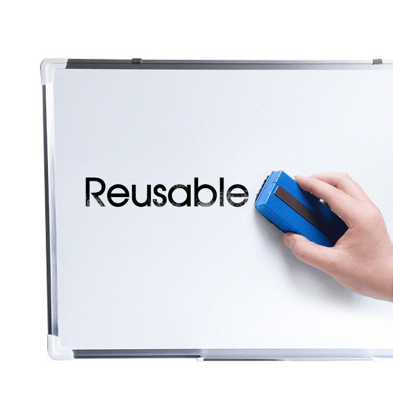 Magnetic Office Board Portable Whiteboard 90X60CM Marker Eraser & Magnet Buttons