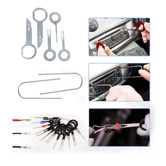 158PC CAR TRIM REMOVAL TOOL AUTO HAND TOOLS PRY BAR DASH PANEL DOOR INTERIOR KITS