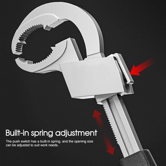 4-in-1 Universal Adjustable Double Ended Wrench Link Plumbing Pipe Repair Tool