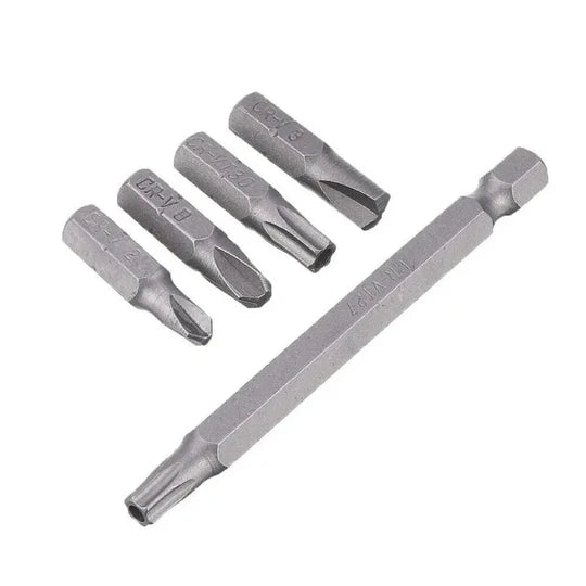 75MM SECURITY BIT SET DRILL STAR HEX SPANNER TORX MAGNETIC SCREWDRIVER PH2 98PC