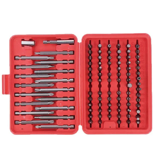 75MM SECURITY BIT SET DRILL STAR HEX SPANNER TORX MAGNETIC SCREWDRIVER PH2 98PC