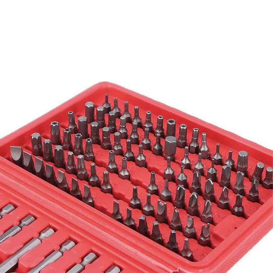 75MM SECURITY BIT SET DRILL STAR HEX SPANNER TORX MAGNETIC SCREWDRIVER PH2 98PC