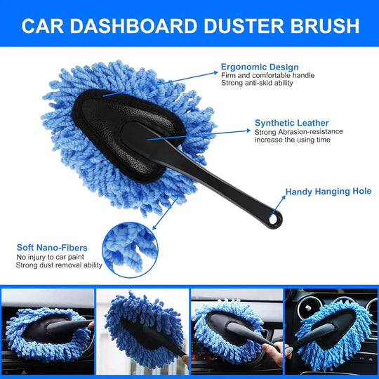 20 Pcs Car Interior Detailing Cleaning Kit, Car Detailing Brush Kit, Duster Kit