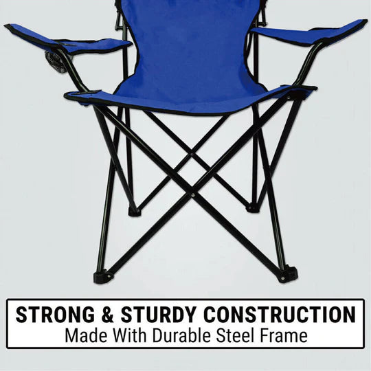 Canopy Chair Foldable W/ Sun Shade Beach Camping Folding Outdoor Fishing