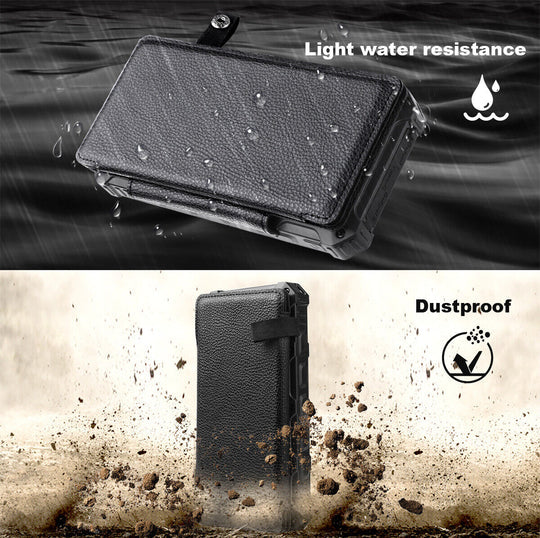 20000mAh Foldable Solar Charging Mobile Power with Bright Lighting