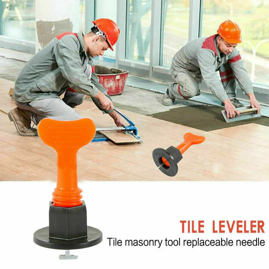 50Pcs Tile Leveling System Clips Levelling Spacer Tiling Tool Floor Wall Wrench