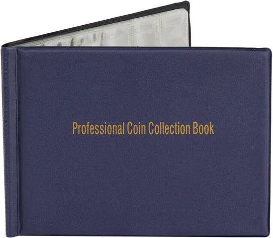 240 COIN HOLDER COLLECTION STORAGE COLLECTING MONEY PENNY POCKETS ALBUM BOOK