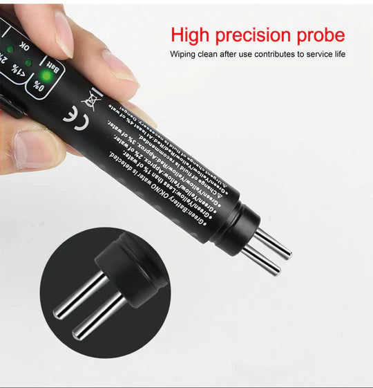 Auto Liquid testing Brake Fluid Tester pen 5 LED indicator display