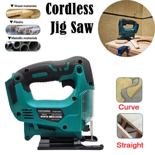 Cordless Jigsaw Wood Cutting Cutter Jig Saw Replace Body For 18V Makita Battery