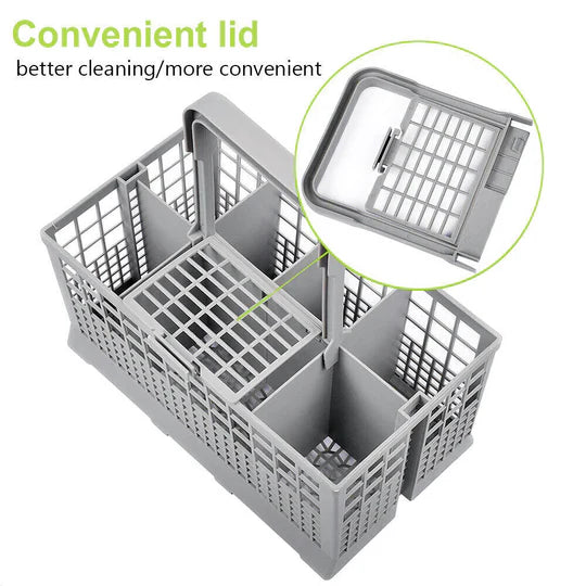 Multifunction Dishwasher Cutlery Basket Storage Rack Holder -240mmX135mmX122mm