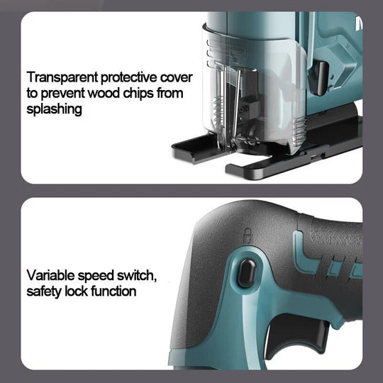 Cordless Jigsaw Wood Cutting Cutter Jig Saw Replace Body For 18V Makita Battery